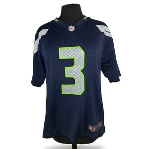NFL football Seattle Seahawks Russell Wilson, Jersey Sz Large Youth True Fan #3